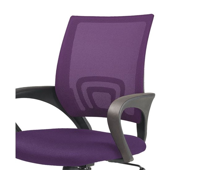 Cadeira de escritório Logic, duehome, Blanco - Rosa Logic (ancho), 60cm FÚcsia