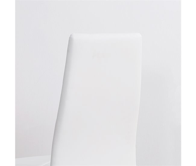 Cadeiras de jantar HOMCOM 835-835V00WT Branco