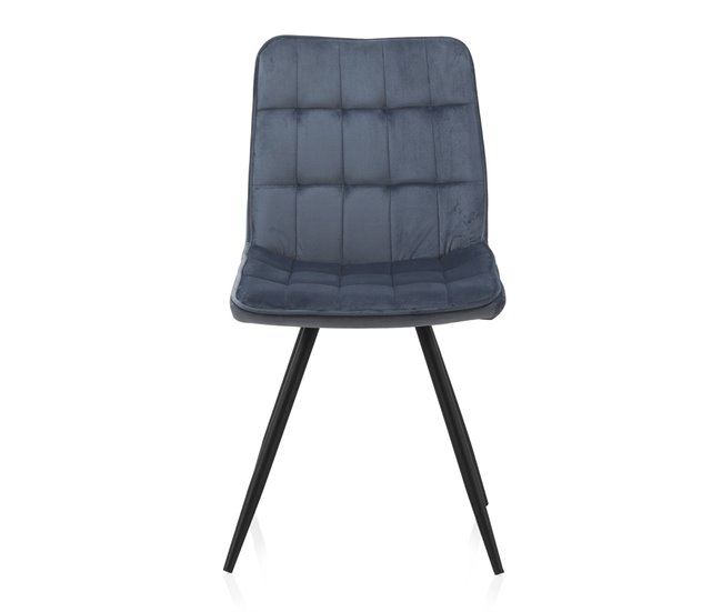 Pacote com 2 cadeiras estofadas Azul