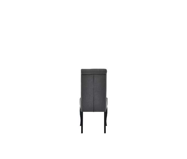Cadeira de jantar ELODIE Cinza Escuro