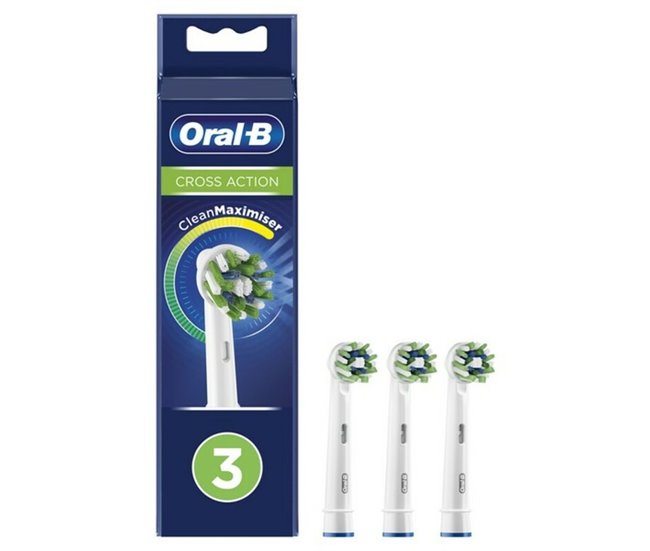 Recargas para Escovas de Dentes Elétricas EB 50-3FFS 3UD Branco