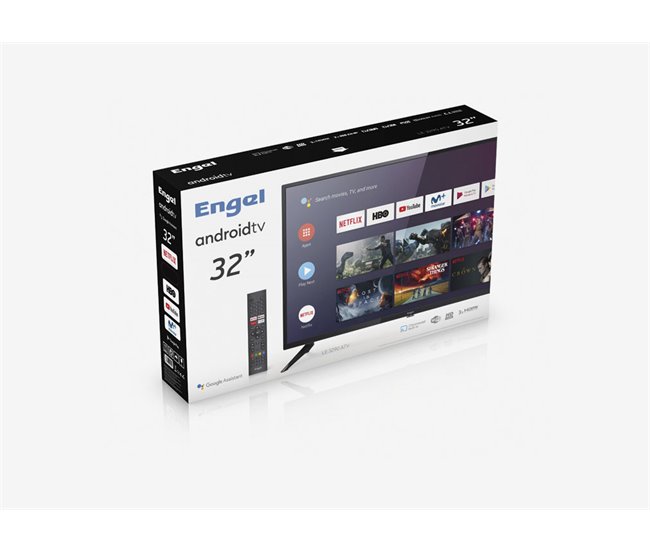 TV ENGEL LE3290ATV SMART 32'' HD Preto