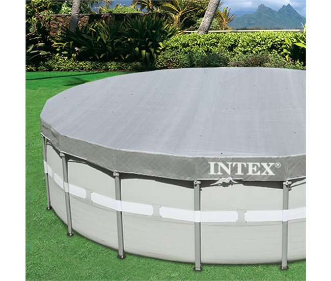 Cobertura INTEX piscina metálica ultra frame - raios uv Cinza