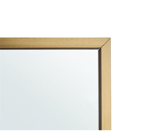 Beliani Espelho de pé TORCY 40x2 Dourado