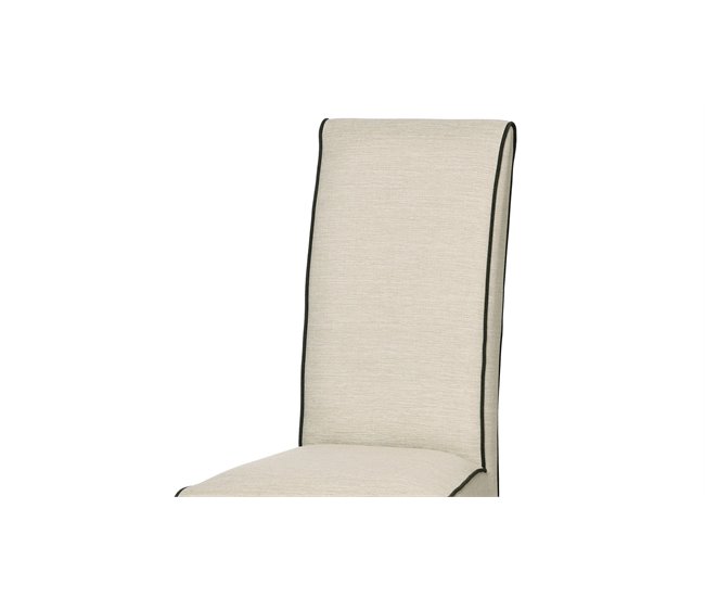 Cadeira de jantar de tecido VERONA Bege