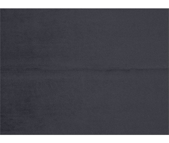 Beliani Cama com estrado Veludo BELLOU 214x185 Cinza Escuro