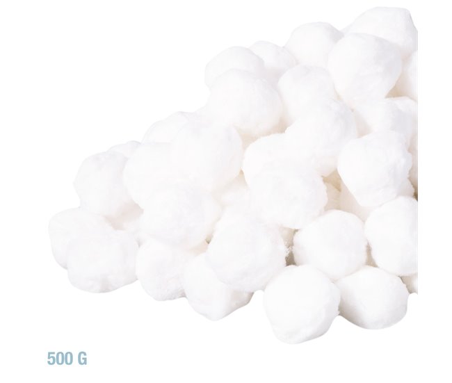 500 g bolas de filtro para depuradora arena INTEX Branco