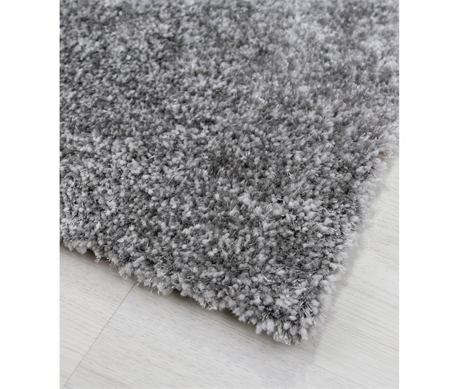 Alfombra SOFT SHAGGY 200x250 Cinza