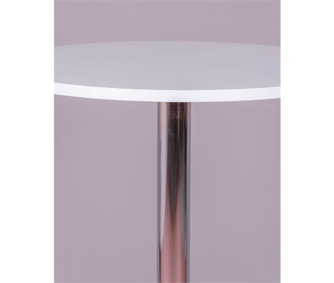 Mesa alta de design - Boom 60x60 Branco