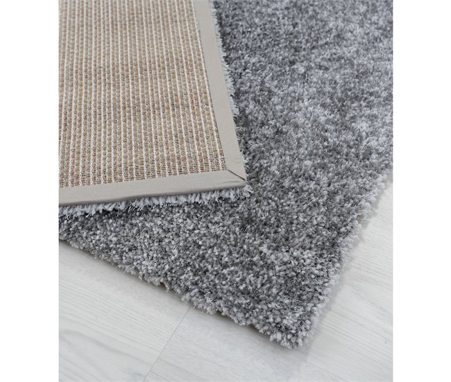 Alfombra SOFT SHAGGY 240x340 Cinza