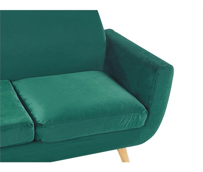 Beliani Capa de sofá BERNES Verde