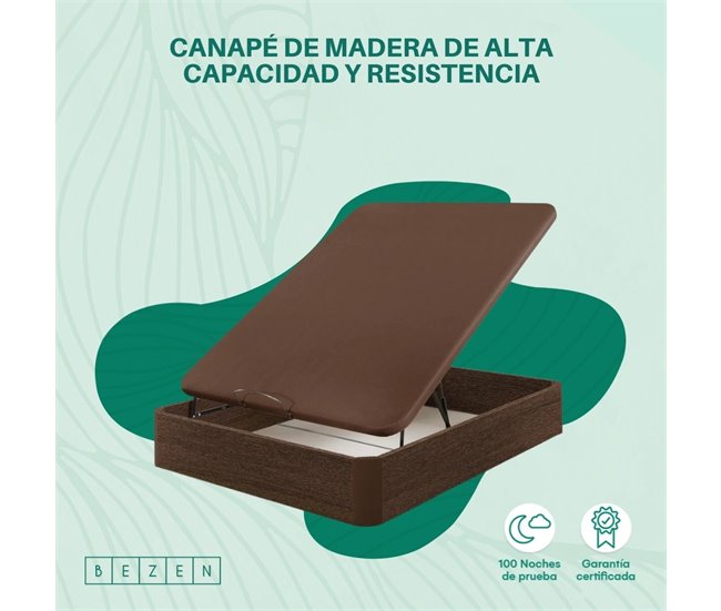 CANAPÉS DE MADEIRA DE ALTA RESISTÊNCIA 80x190 Wengue