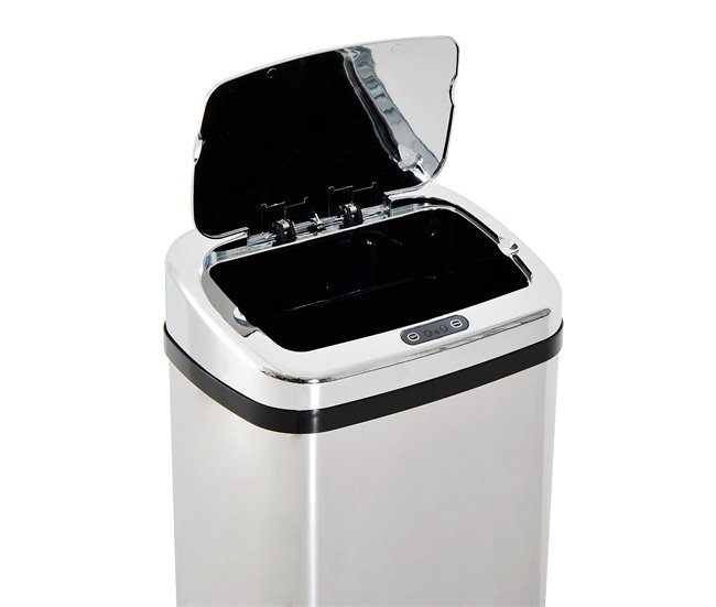 Caixote de Lixo Aço Inoxidável e ABS HOMCOM, casa - cozinha GR242213174