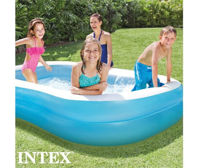 Piscina insuflável famíliar INTEX Azul