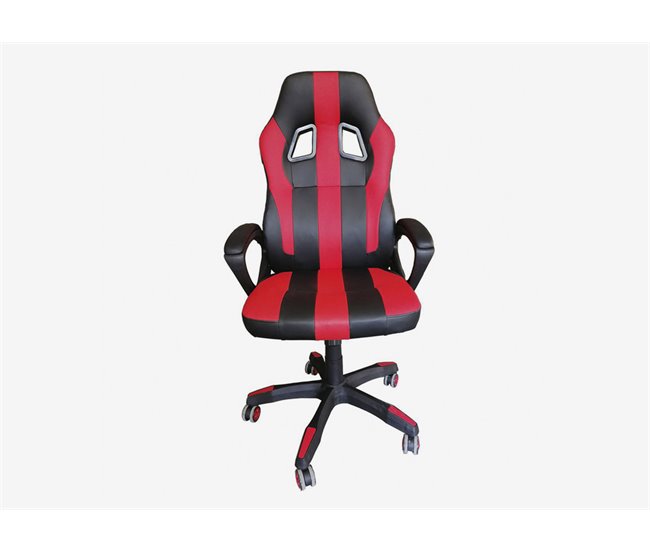 Cadeira gaming de escritorio IRON Preto/ Vermelho