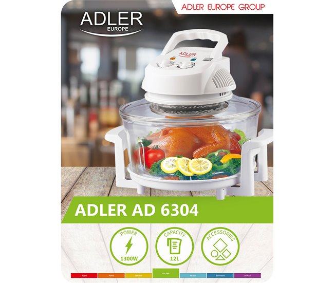 Mini-forno Adler AD6304 Transparente