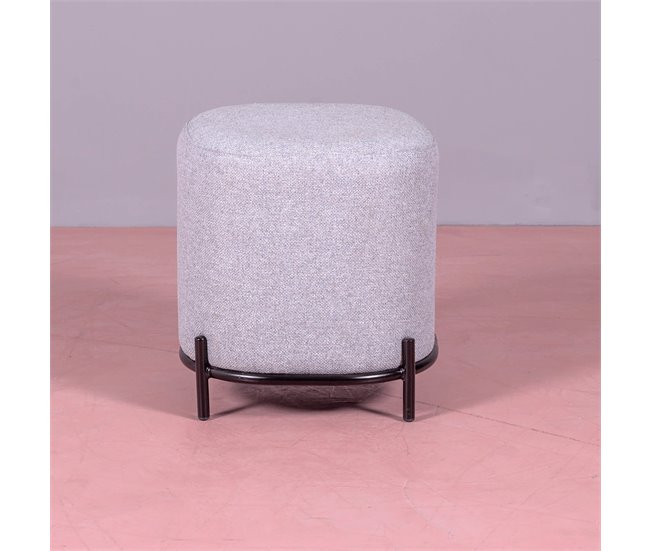 Apoio de pés para o sofá de design minimalista - Clair Cinza