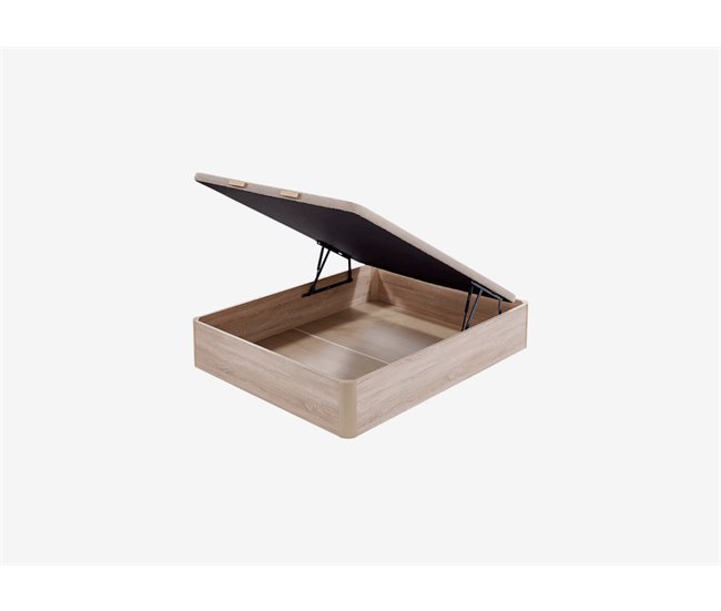 Base Flex Box Natural - Rebatível - Cama com arrumação - Roupeiro Horizontal 