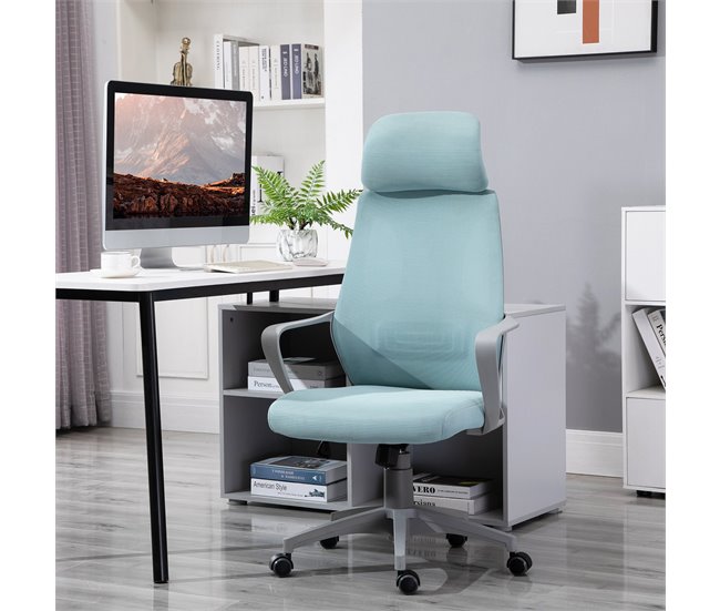 Cadeira de escritório Vinsetto 921-225BU Azul