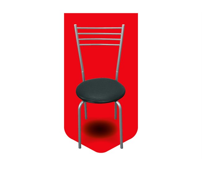 Cadeira de Cozinha EMMA II preta Preto