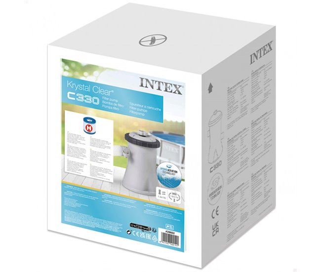 Filtro de cartucho INTEX 1.250 l/h - filtros tipo H Cinza