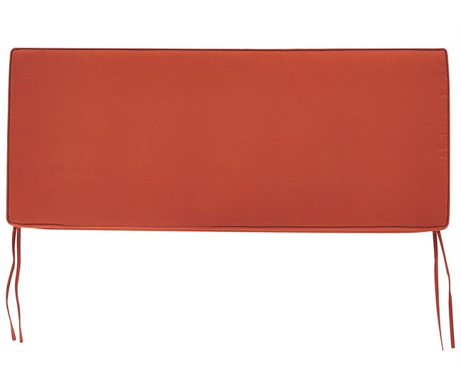 Beliani Almofada de assento para exterior VIVARA 108x45 Vermelho