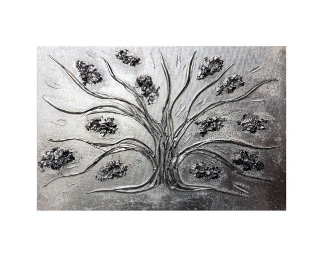 Bancada artesanal Arbol Piedra (Árvore de Pedra) Cinza