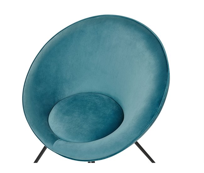 Beliani Cadeira de refeição FLOBY II Azul Claro