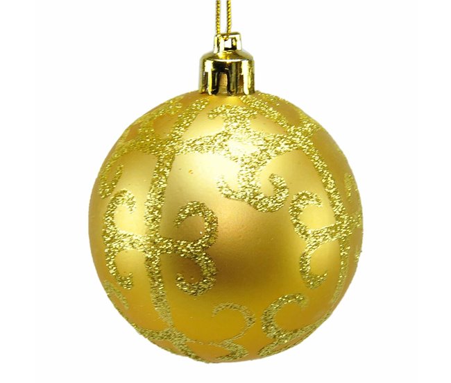 Bolas de Natal Dourado