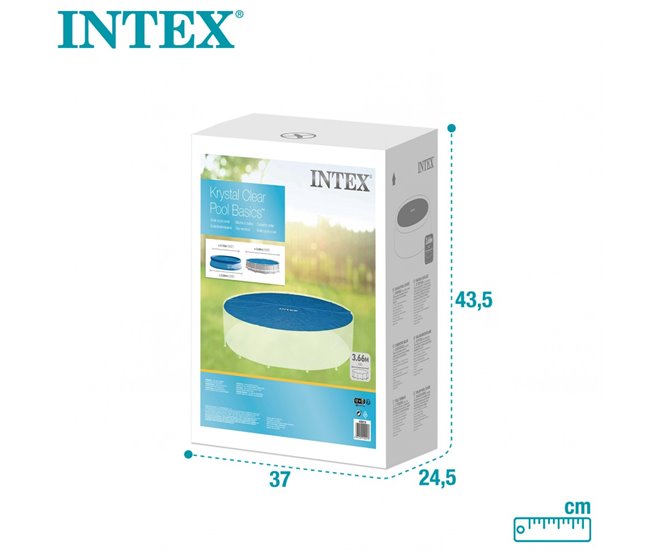 Cobertura solar INTEX piscinas Easy Set/Metal Frame Azul