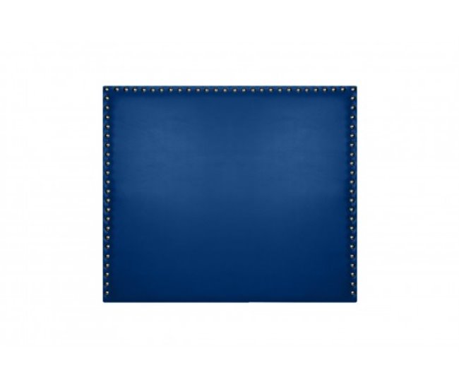 Cabeceira de couro Lily 190 Azul