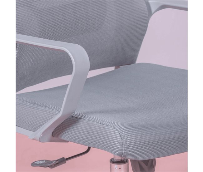 Cadeira de escritório ergonômica ajustável em mesh - Mesh Cinza Escuro