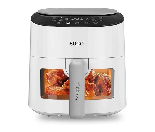 Fritadeira ar quente SOGO FRE-SS-10840 1300w Branco