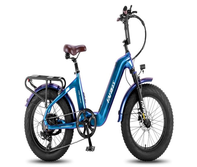 FAFREES F20 Master - Bicicleta Elétrica 500W 1080WH 110KM Autonomia Azul