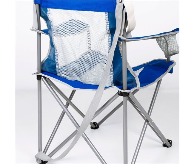 Cadeira Dobrável para Campismo Azul