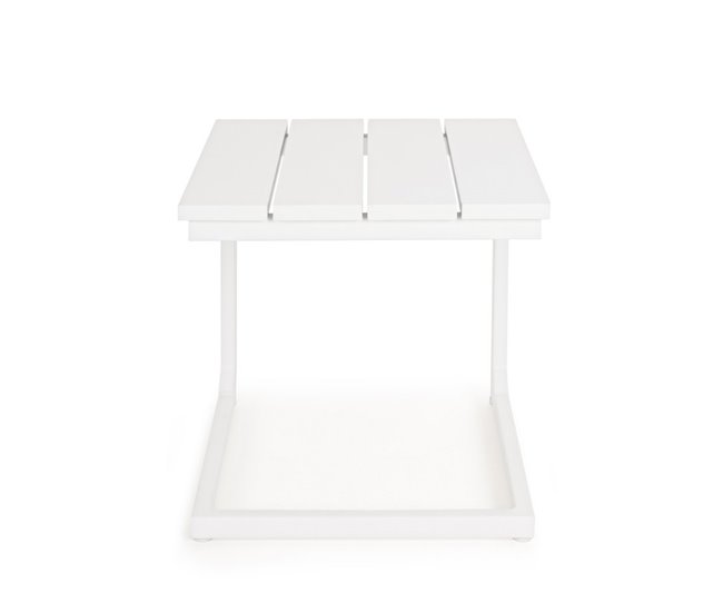 Mesa de centro de jardim de design branco Share 43x42 Branco/cinza