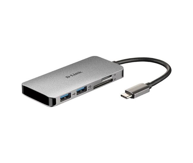 Hub USB DUB-M610 Preto