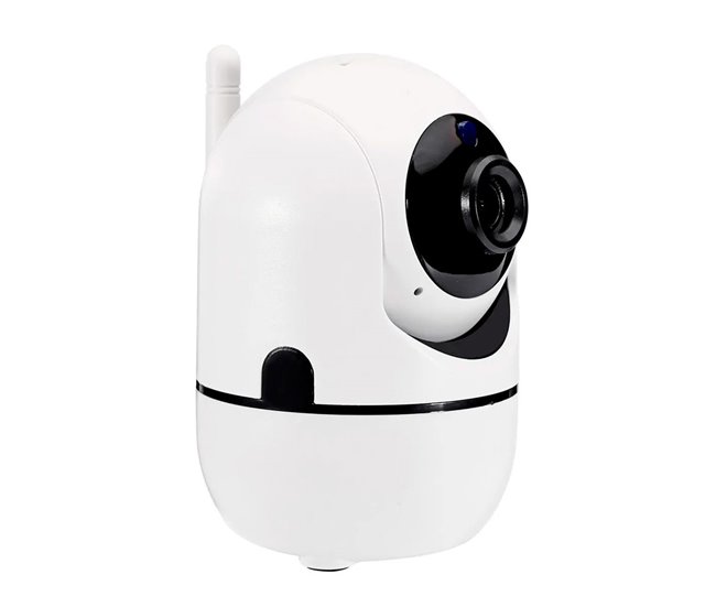 Câmera de segurança e vigilância sem fio 1080p rotação 360º Branco