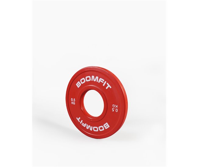 Disco Fracionado 0,5kg - BOOMFIT Vermelho