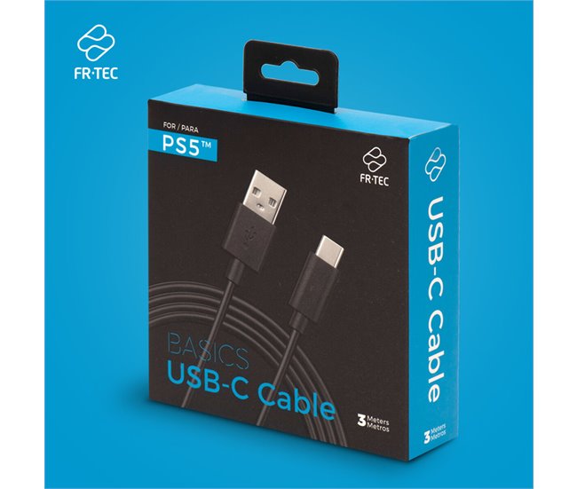 Cabo USB A para USB C FT0029 Preto
