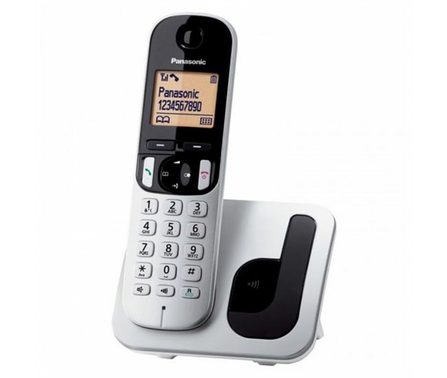 Telefone sem fios KX-TGC210 Preto