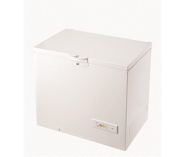 Arca congeladora horizontal INDESIT OS 2A 250 91,6cm 252L branco Classe energética E Branco