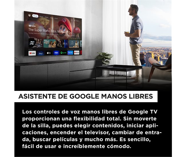 TV TCL 55C655 Qled Smart Tv 3hdmi 1usb Preto