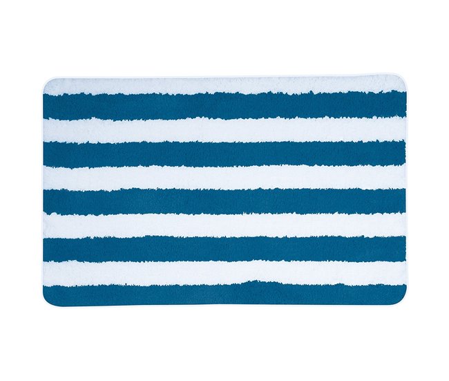 Microfiber banheiro tapete 80x50 Azul