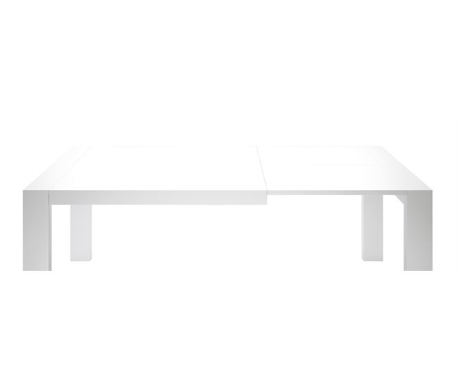 Mesa de jantar extensível SONIA branca Branco