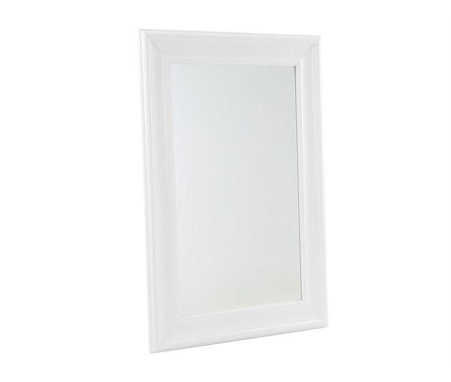 Beliani Espelho LUNEL 60x3 Branco