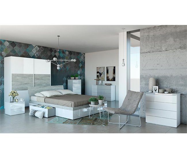 Cama 140x200 Cm Con Cajones CAPRI Blanco - Conforama