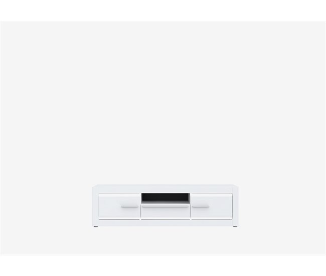 Móvel de TV branco LIVING 157,70 cm Branco Brillo