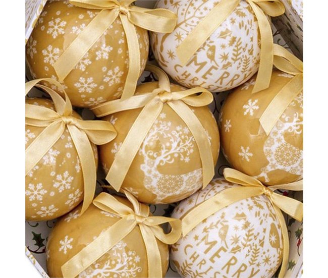 Bolas de Natal Dourado