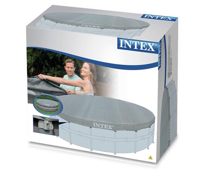 Cobertura INTEX piscina metálica ultra frame - raios uv Cinza